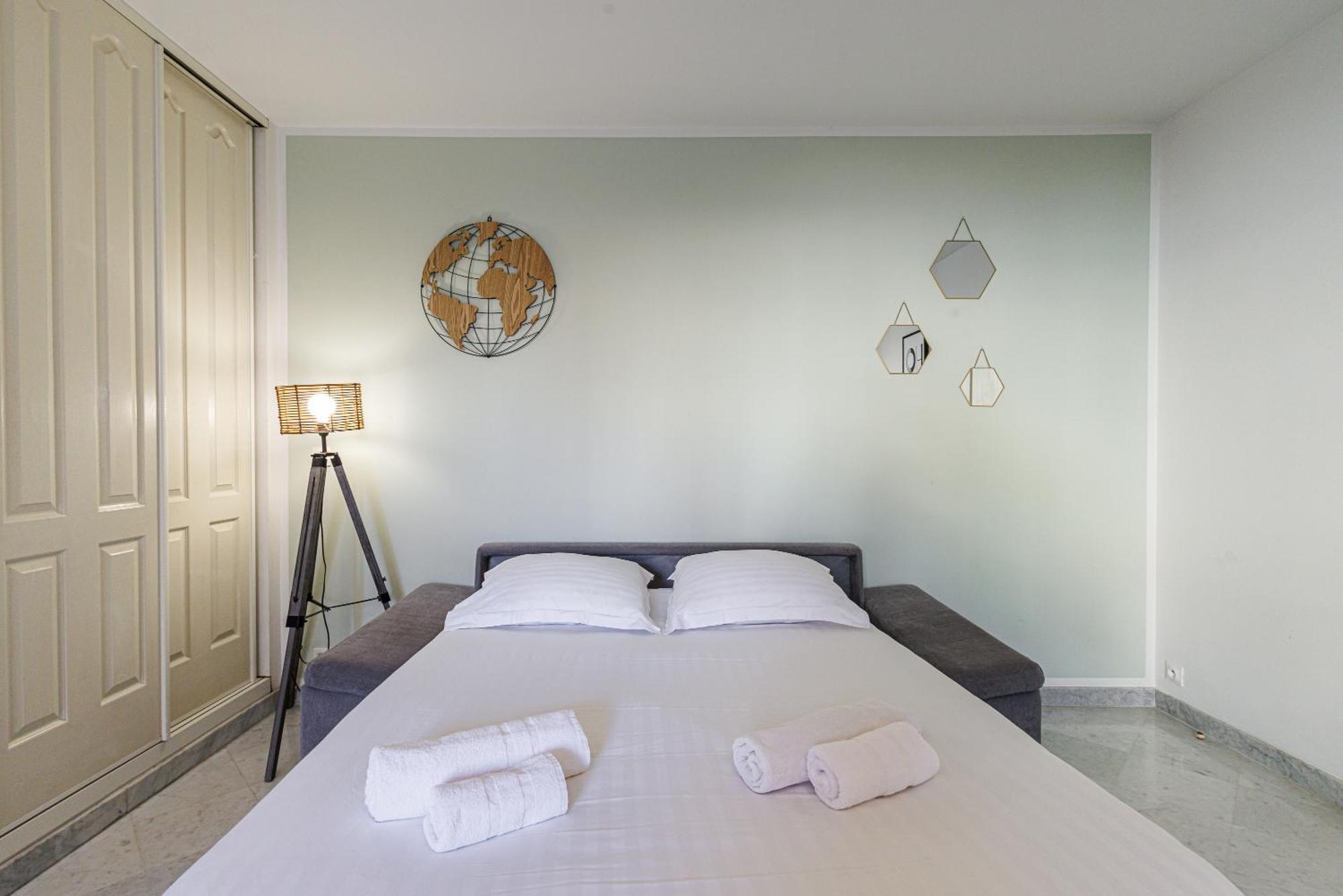 מנטון Le Victoria, Elegant T2 Au Bord Des Plages, Piscine, Sauna מראה חיצוני תמונה